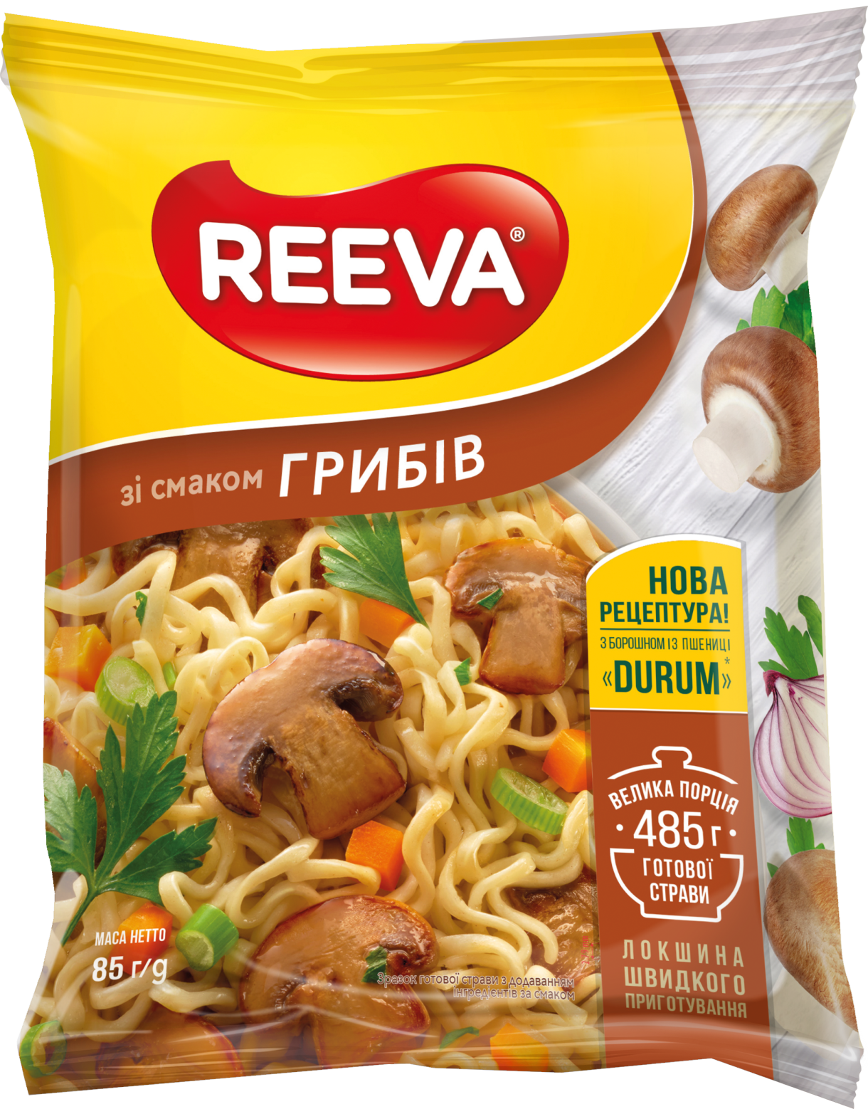 Instant noodles 85g MUSHROOMS flavour